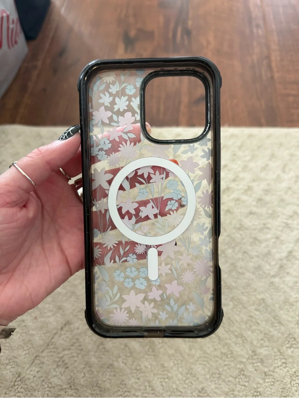 Casetify Floral Clear iPhone Case with Multicolor Flowers- iPhone 16 Pro Max